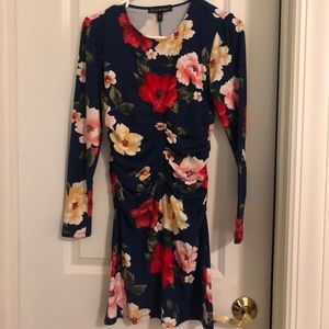 Floral body con dress by Derek Hart